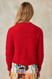 Jersey rojo bermellón