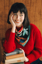 Foulard en soie Soi x Laetitia Rouget