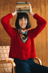 Jersey rojo bermellón