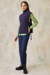 Jersey sin mangas Azul oscuro