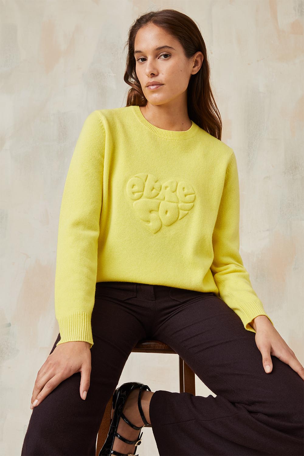 Cachemire Pull Couleur Moutarde Femme Pull En Cachemire