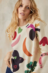 Pull en laine Soi x Leona Rose