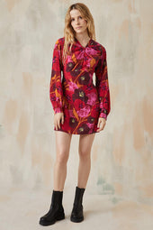 Vestido Hera de seda Pomodoro