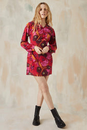 Vestido Hera de seda Pomodoro