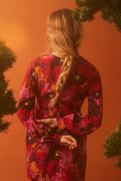 Vestido Hera de seda Pomodoro