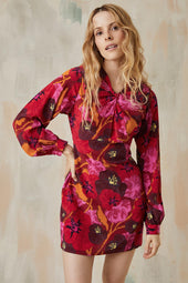 Vestido Hera de seda Pomodoro