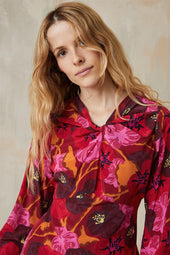 Vestido Hera de seda Pomodoro