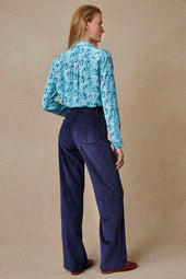 Pants Idéaliste velvet Midnight blue