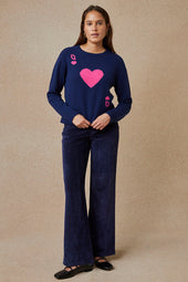 Pants Idéaliste velvet Midnight blue