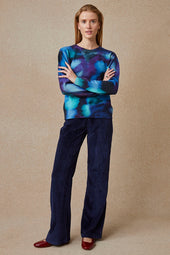 Pants Idéaliste velvet Midnight blue
