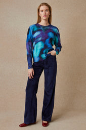 Pants Idéaliste velvet Midnight blue