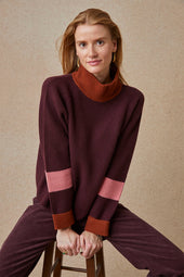 Pull Audacieuse Bordeaux