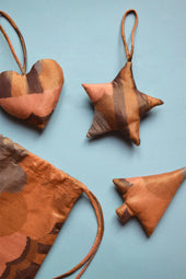 Décoration de Noël Golden Pop Corn - Lot de 3