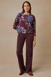 Pantalon Idéaliste en velours Cappuccino