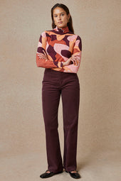 Pantalon Idéaliste en velours Cappuccino