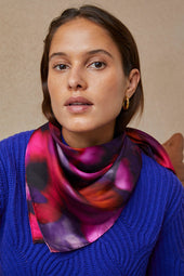 Foulard en soie Flora Pivoine