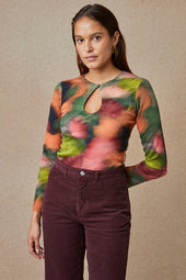 Top Bianca Flora Sauge