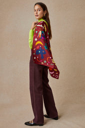 Pañuelo de seda Soi x Leona Rose