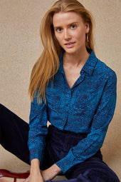 Chemisier en soie Nuit Sauvage