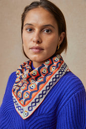 Silk scarf Prunelle