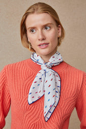 Foulard en soie Reine Elisabeth