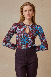 Top Bianca Trèfle Rubis