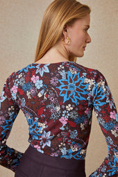 Top Bianca Trèfle Rubis