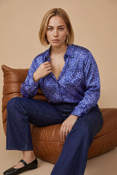 Chemisier Bois Dormant sur Lou, mannequin taille 42 #taille Lou porte une taille 42