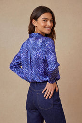 Chemisier Bois Dormant sur Olivia, mannequin taille 36 #taille Olivia porte une taille 36