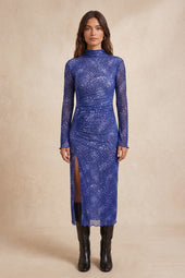 Robe Alluria Bois Dormant sur Olivia, mannequin taille 36 #taille Olivia porte une taille 36