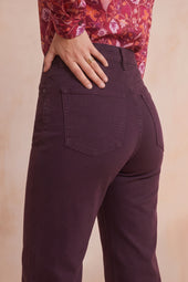 Pantalon Idéaliste Cassis, détail de la poche arrière
