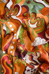 Foulard en soie Cosmic Love