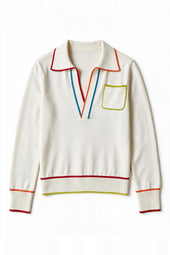 Jersey Paolo Ecru de lana