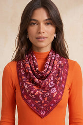 Foulard en soie Escale à Java