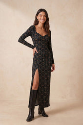 Robe Grand Cœur Jardin Brodé