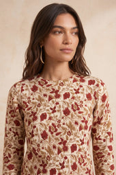 Pull Java Impériale sur Olivia, mannequin taille 36 #taille Olivia porte une taille 36