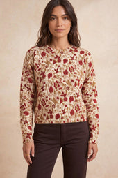 Pull Java Impériale sur Olivia, mannequin taille 36 #taille Olivia porte une taille 36