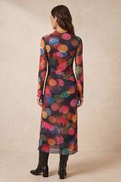 Robe Alluria Midnight sur Olivia, mannequin taille 36 #taille Olivia porte une taille 36
