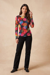 Top Alluria Midnight sur Olivia, mannequin taille 36 #taille Olivia porte une taille 36