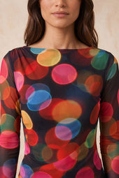 Top Alluria Midnight sur Olivia, mannequin taille 36 #taille Olivia porte une taille 36