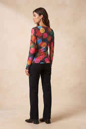 Top Alluria Midnight sur Olivia, mannequin taille 36 #taille Olivia porte une taille 36