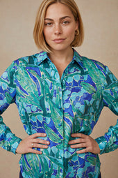 Chemisier Myrtille sur Lou, mannequin taille 42 #taille Lou porte une taille 42