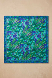 Foulard en soie Myrtille