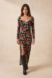 Robe Grand Cœur Rose des Nuits