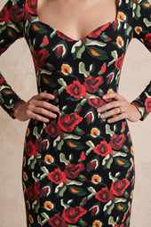 Robe Grand Cœur Rose des Nuits
