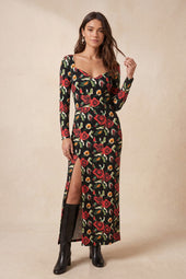 Robe Grand Cœur Rose des Nuits