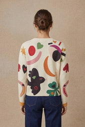 Pull en laine Soi x Leona Rose