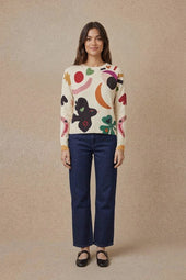 Pull en laine Soi x Leona Rose