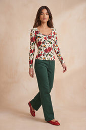 Pantalon Idéaliste Vert Mousse