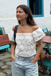 Blouse Agapi Blanc